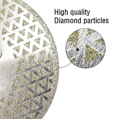 4.5" 115MM Electroplated Diamond Saw Blade For  Cutting And Grinding Glass Stone Marble Ceramic Granite